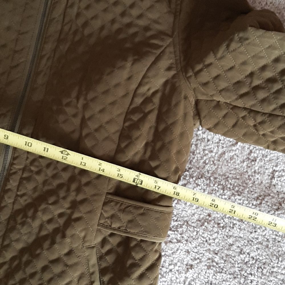 NWOT Liz Claiborne olive green outerwear jacket - Picture 10 of 13